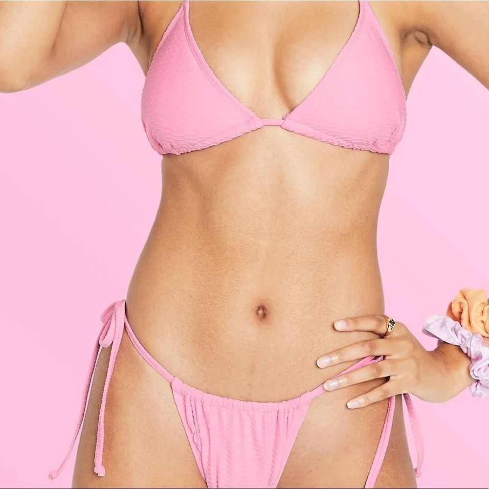 Stoney Clover Lane x Target Textured Side-Tie Bikini Bottom